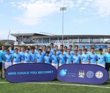 Manchester City Kids football camp in England