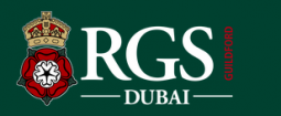 Logo RCG Royal Grammar School Guildford Dubai