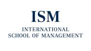 Logo International School of Management (ISM) Campus Frankfurt
