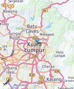 Malaysia on map