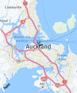 New Zealand on map