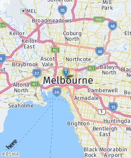 Australia on map