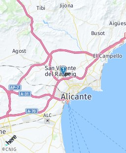 Spain on map
