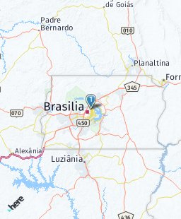 Brazil on map